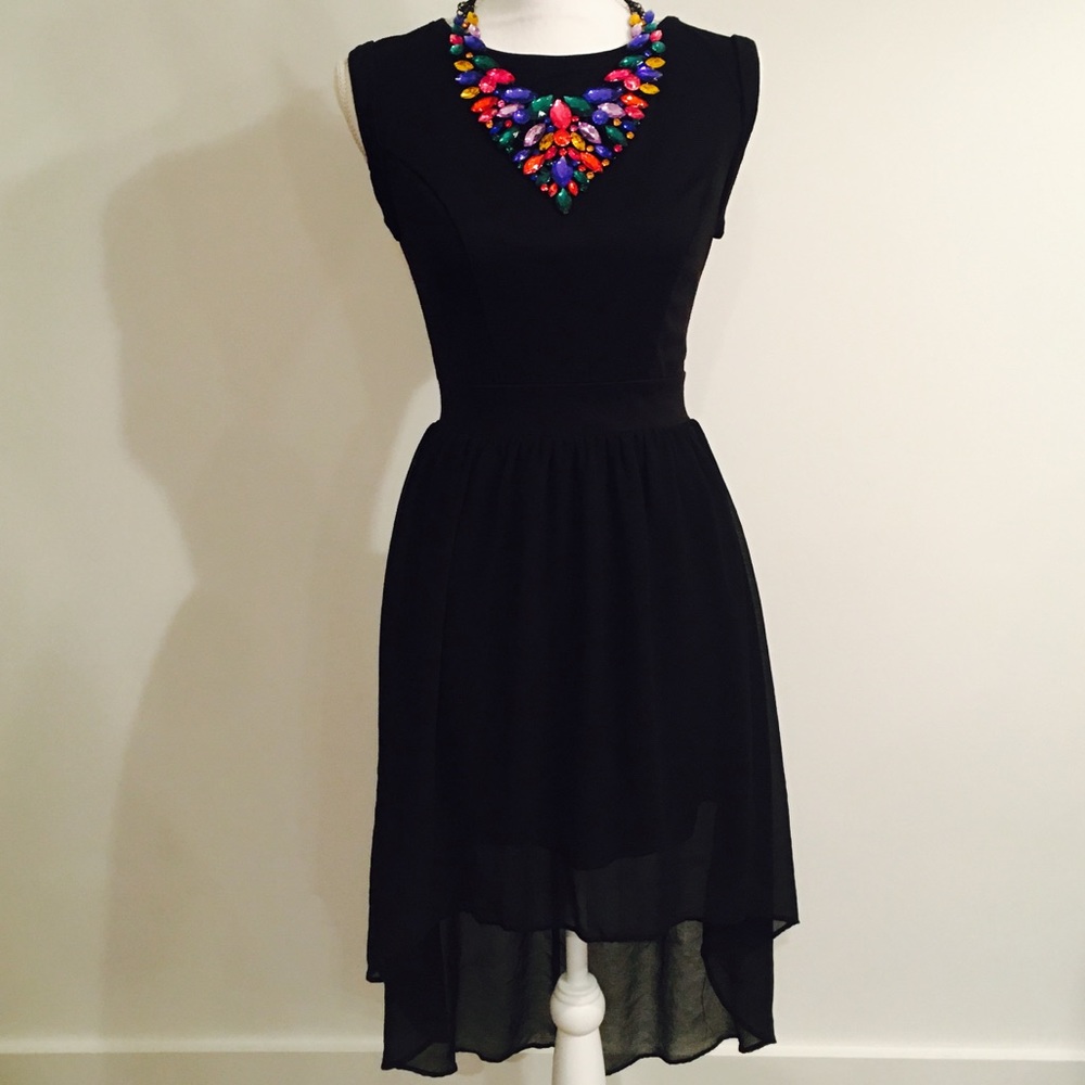 Midi Time High Low Cute Dress