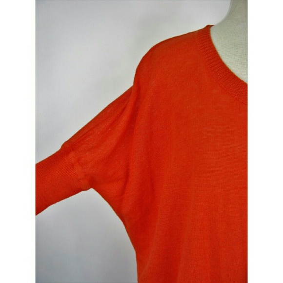 J Crew Linen Knit Drop Shoulder Dolman Sleeve Top - Picture 3 of 7