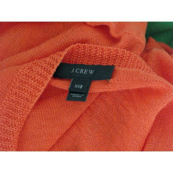 J Crew Linen Knit Drop Shoulder Dolman Sleeve Top - Picture 7 of 7