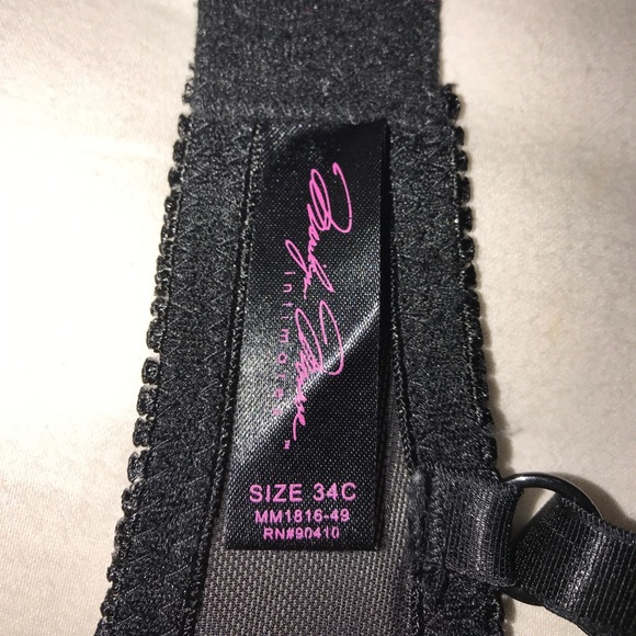 Pink and Black Sequins Bra - Picture 4 of 4