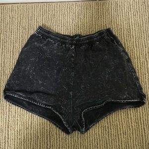 American apparel acid wash high waisted shorts S
