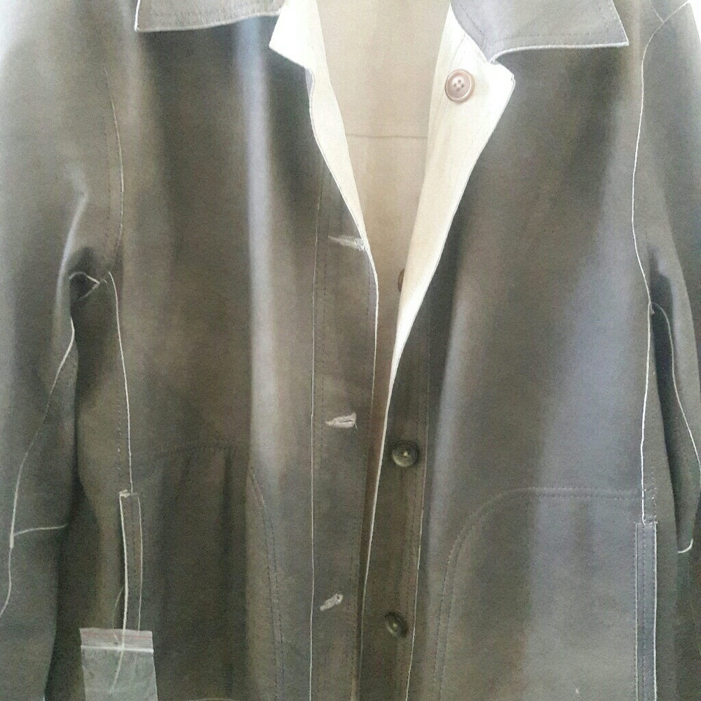 A Breand New Suede Reversible Jacket....