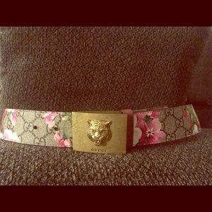 Women's GUCCI BELT - bloom print