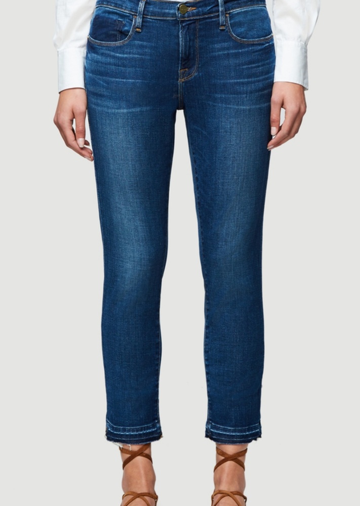 FRAME jeans medium wash boyfriend fit