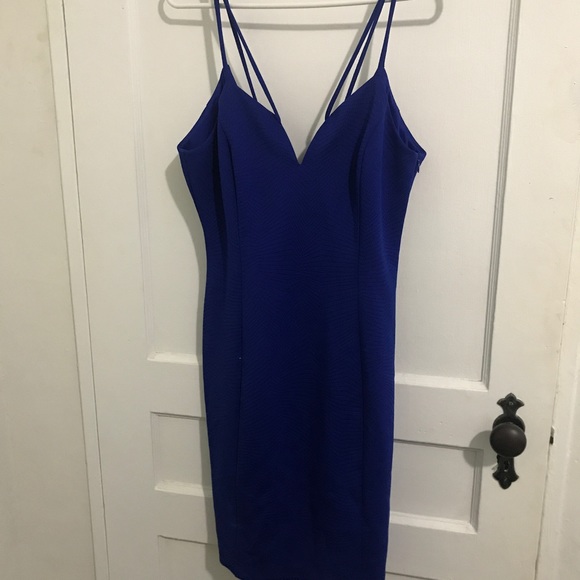 Guess Blue Bodycon Dress - Picture 2 of 4