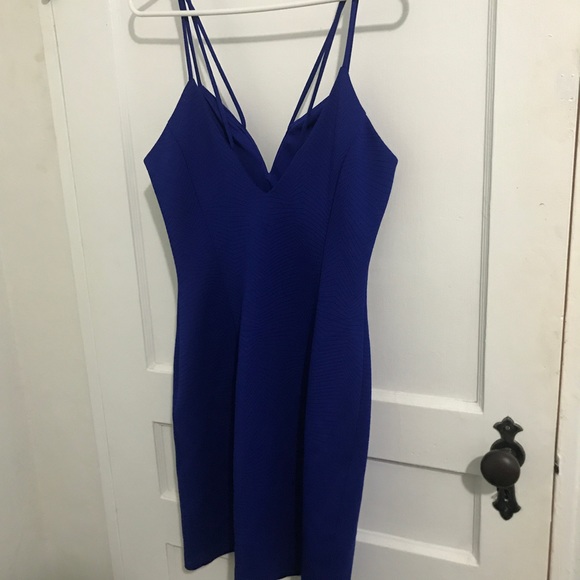 Guess Blue Bodycon Dress - Picture 1 of 4