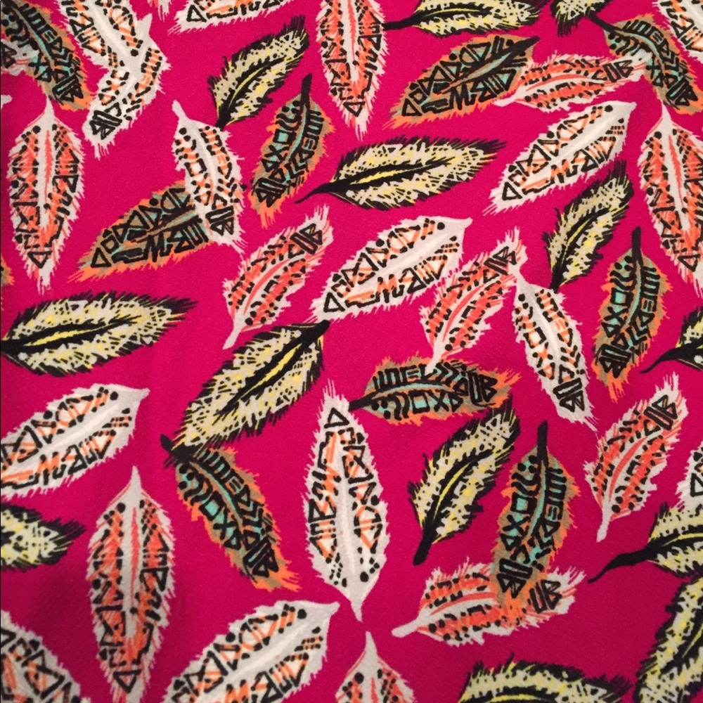 Lularoe feather Cassie skirt NWT XS