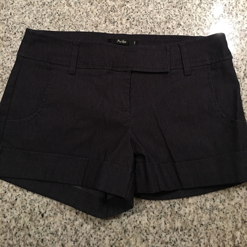 Papaya Dark Denim Short