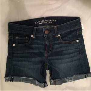 American Eagle Skinny Kick Stretch Shorts