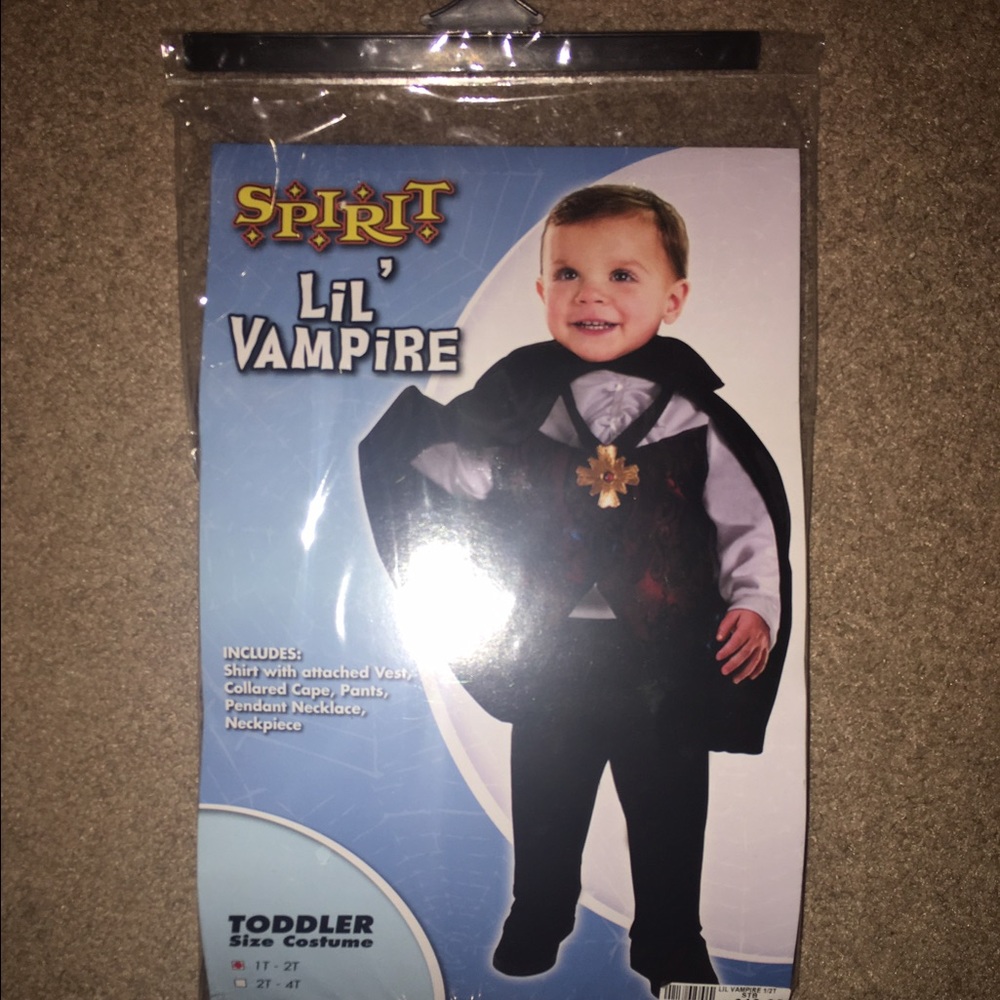 Toddler boys Vampire costume 1T/2T
