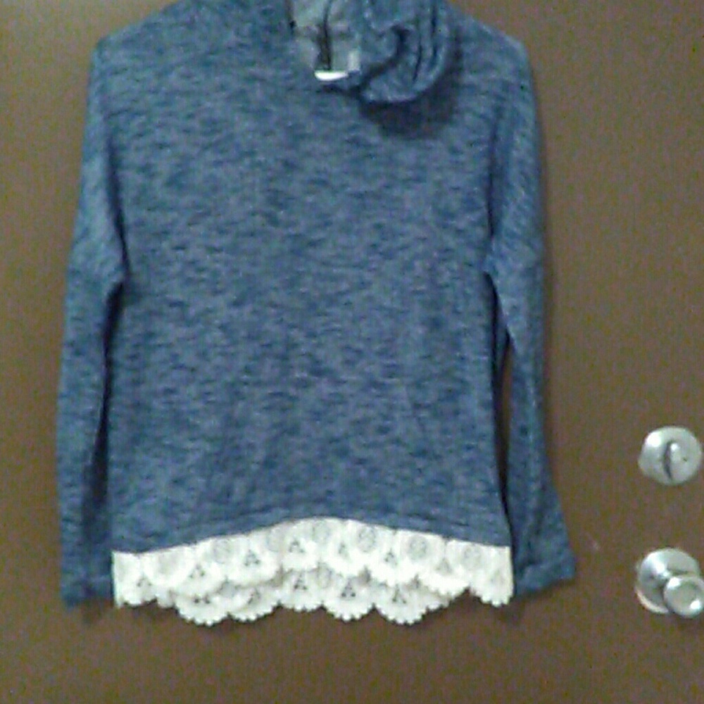 Sweater with Lace