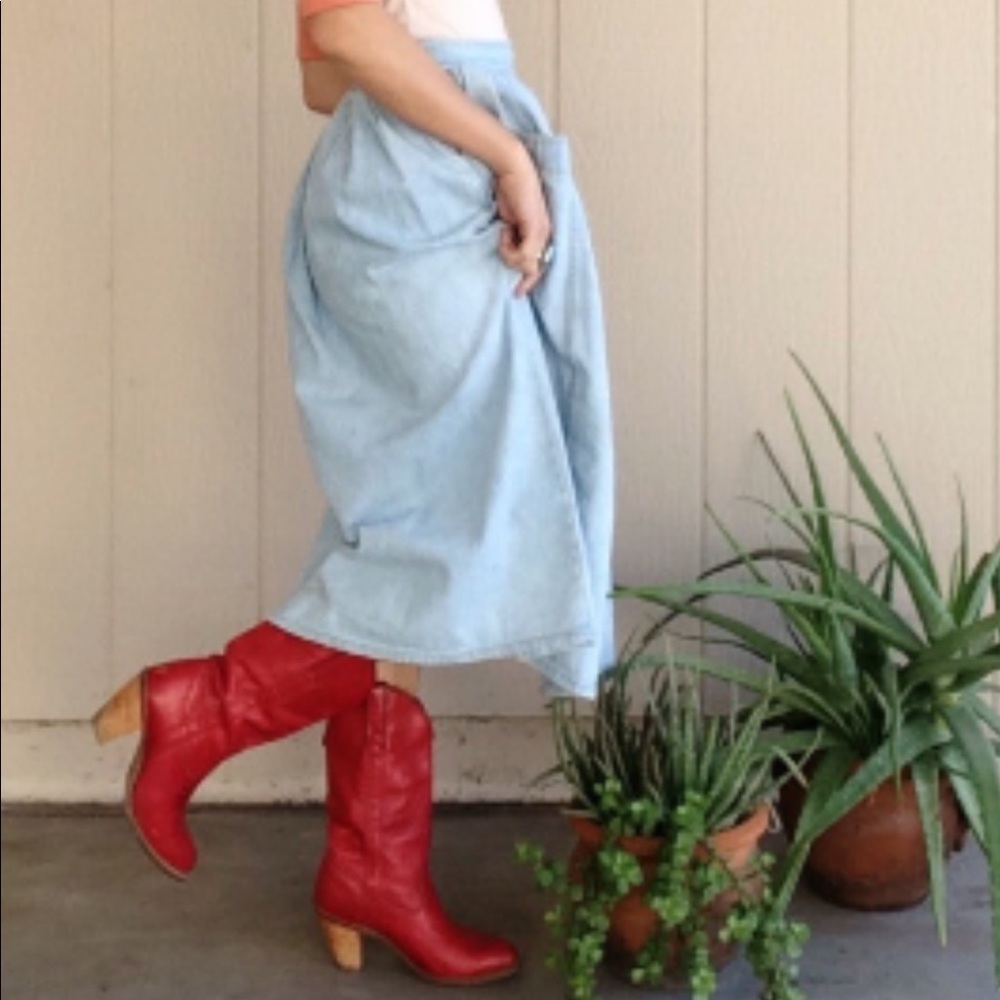 SOMD SOLD SOLD VTG Red Rider a Western Boots
