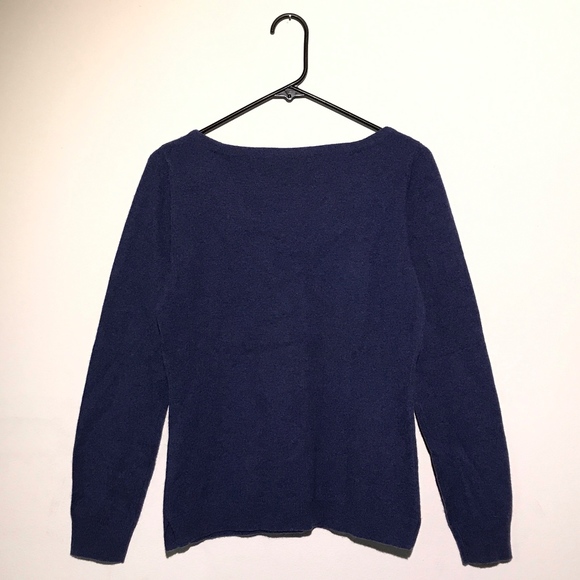 REPEAT Cashmere Blue Crew Pullover Sweater - Picture 2 of 2