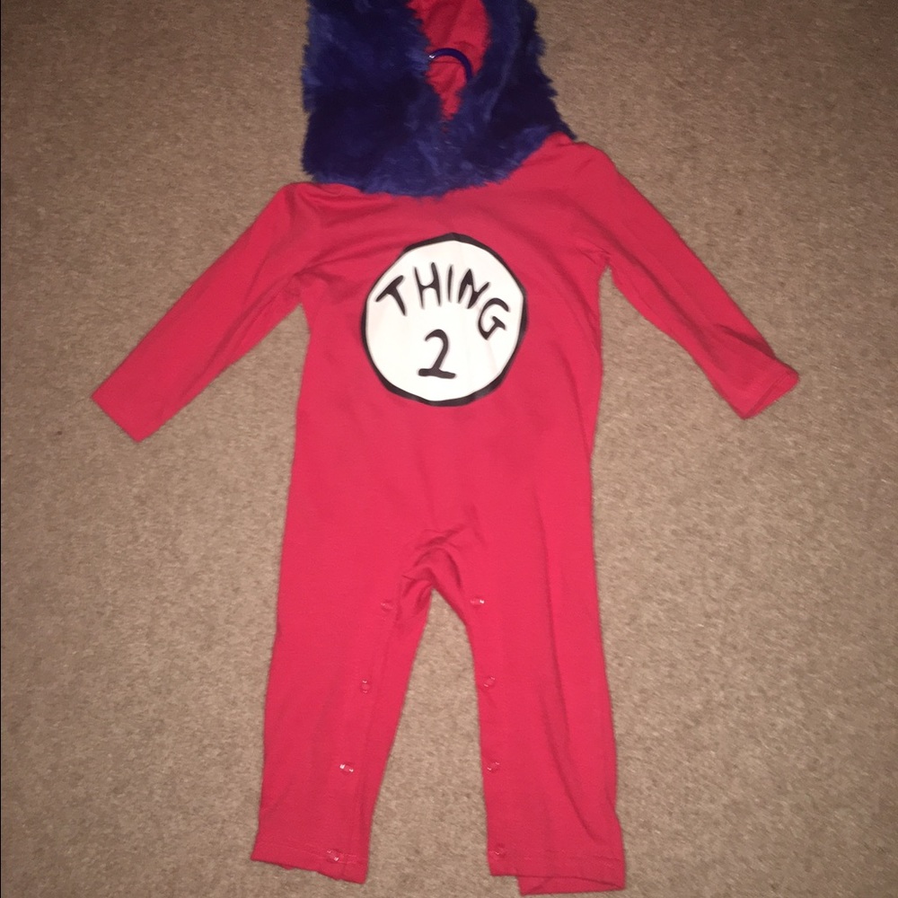 Thing 2 Dr. Suess costume 12-18 mths