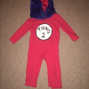 Thing 2 Dr. Suess costume 12-18 mths