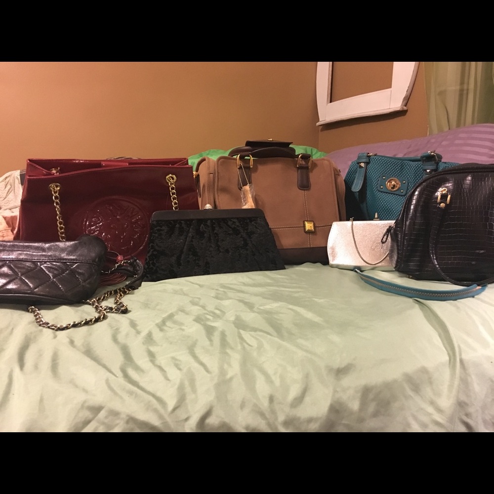 Lot of purses
