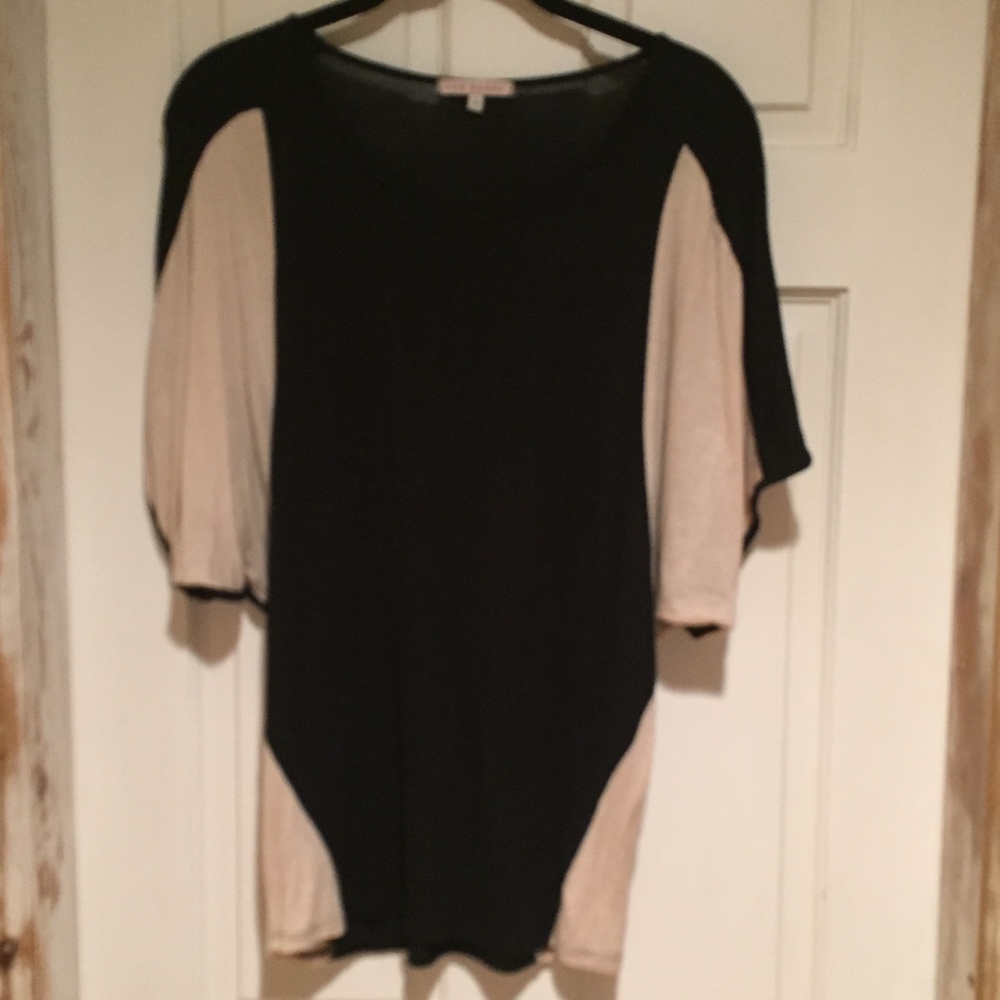 Red Haute dolman sleeved top