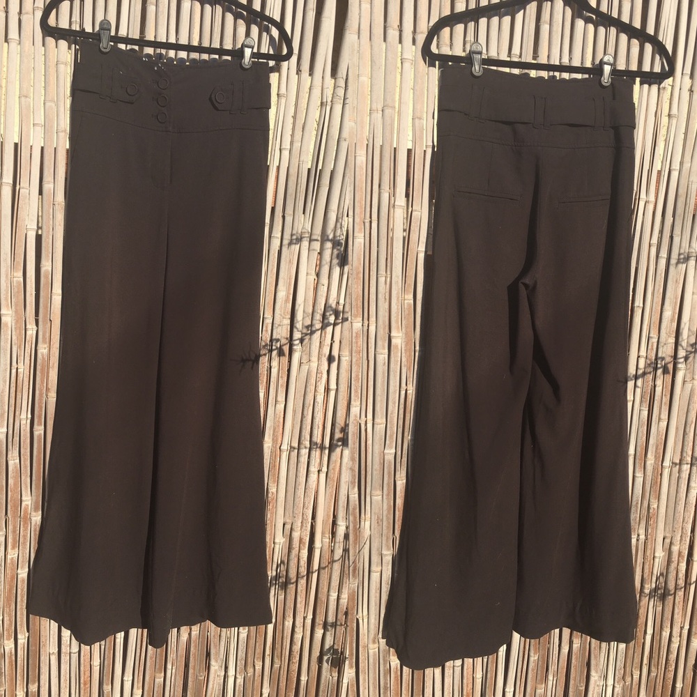 Black Wide Leg Dress Pants