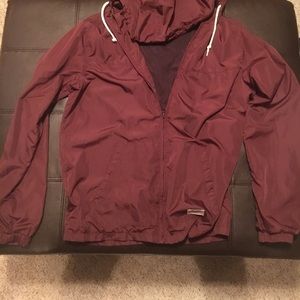 Vans Off The Wall Red Windbreaker