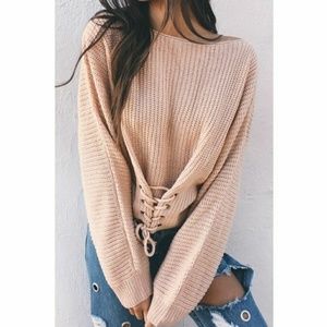 Corset sweater