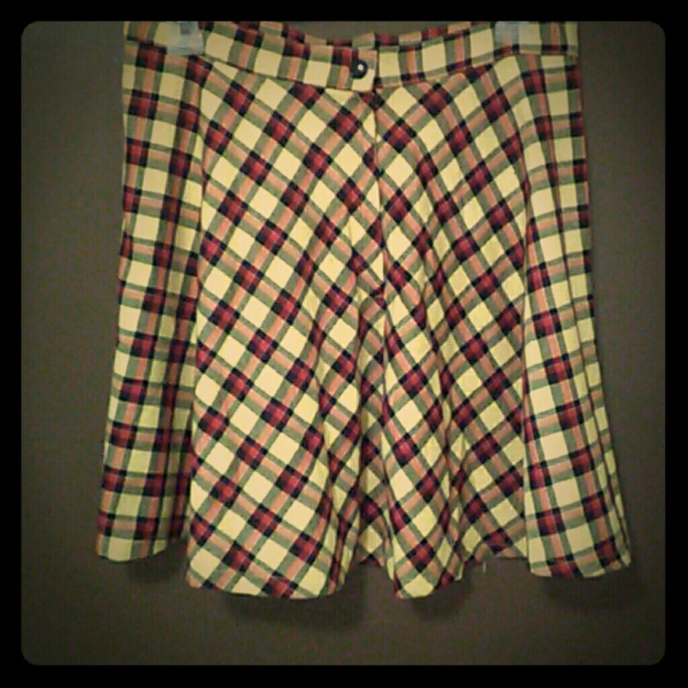 Plaid Skirt