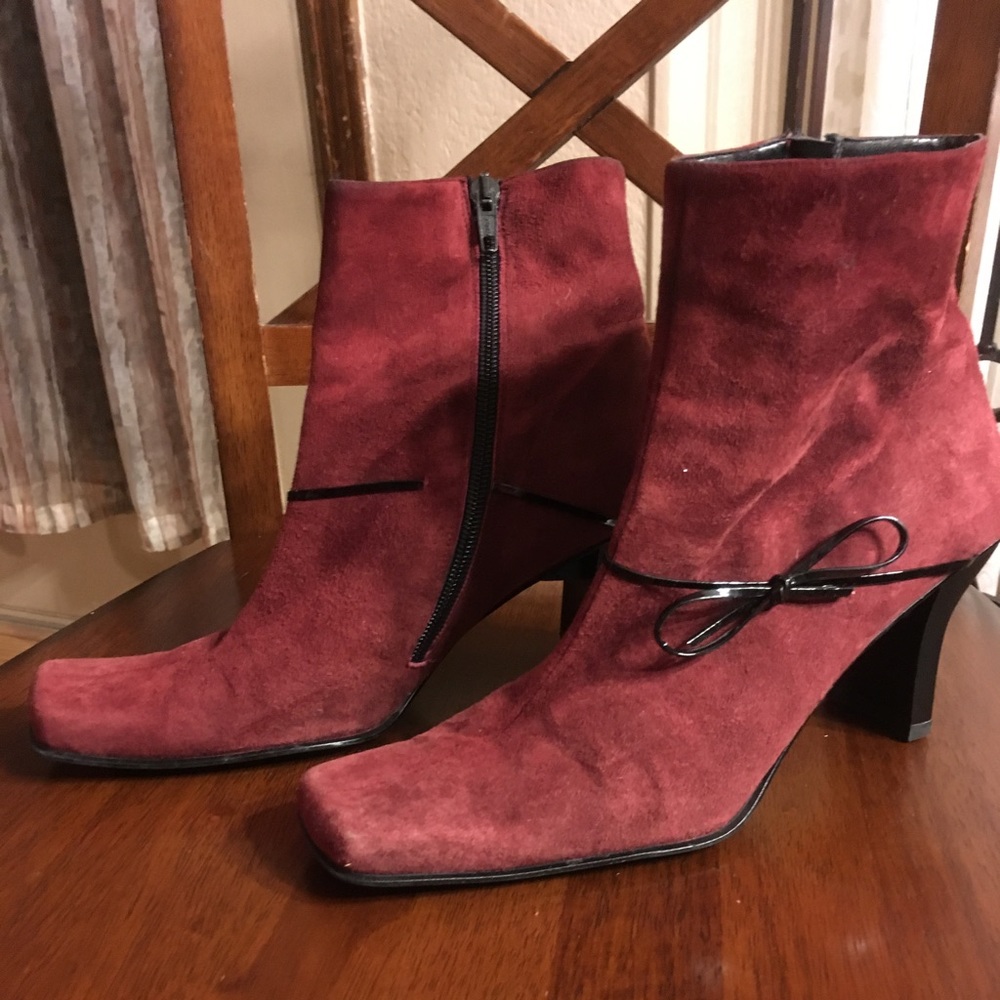 #21 - Coup D'etat Maroon leather upper size 8