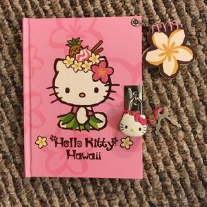 Hello kitty aloha hawaii notebook