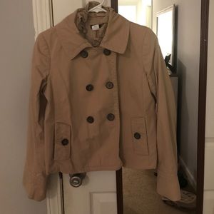 JCrew short trench jacket