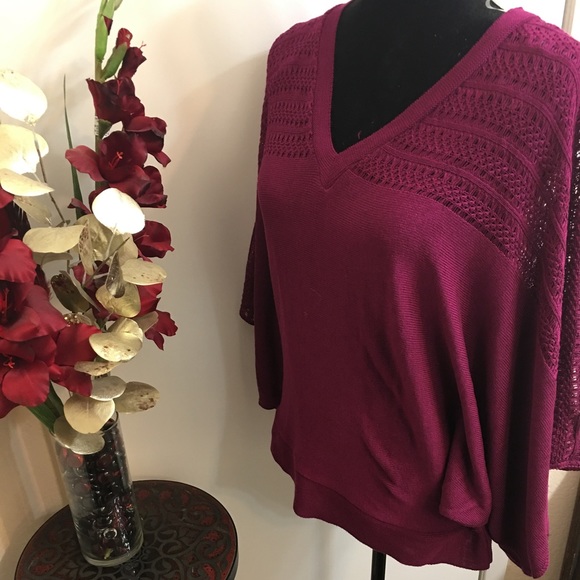 💜Ashley Stewart V-neck Sweater 💜✖️Price Firm✖️ - Picture 2 of 5
