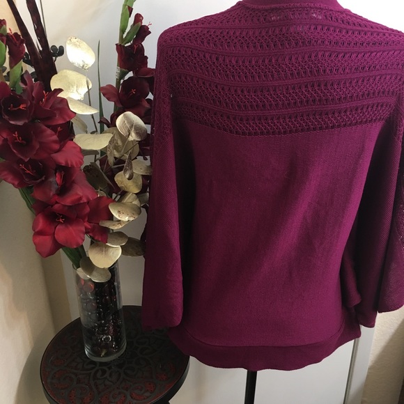 💜Ashley Stewart V-neck Sweater 💜✖️Price Firm✖️ - Picture 3 of 5