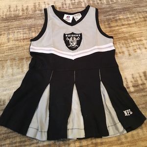 NFL Raider cheer dress, great for Halloween