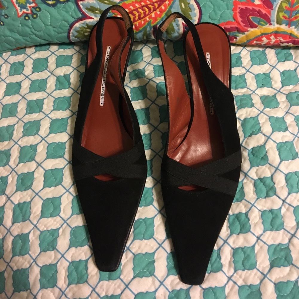 Donald J Pliner sling back pumps