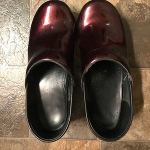 Red Dansko Clogs. Size 36.