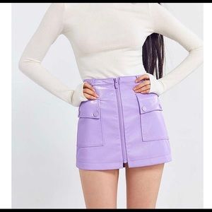 Purple Mini Skirt