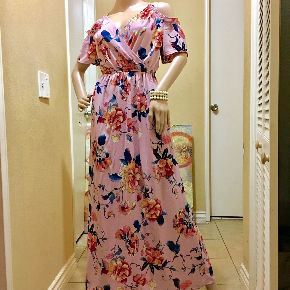 mauve maxi dress😍😍😍