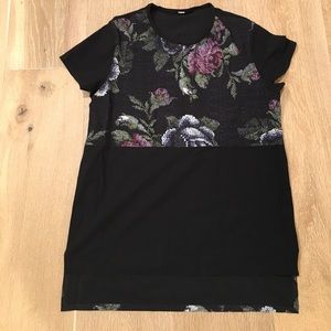 Lululemon Floral and Black Top