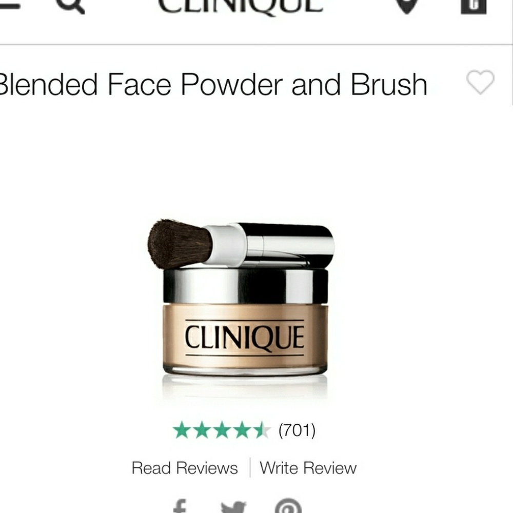 Clinique Face Powder and Brush