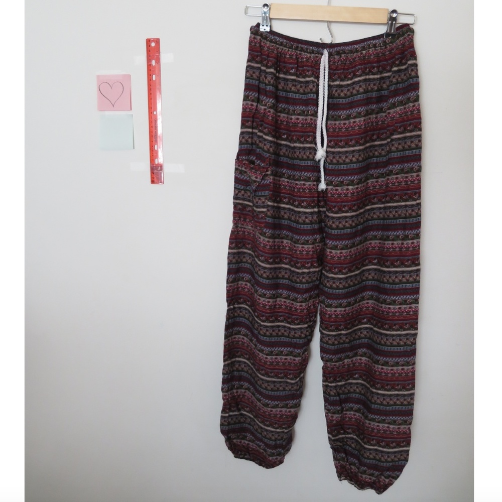 Striped Printed Pants