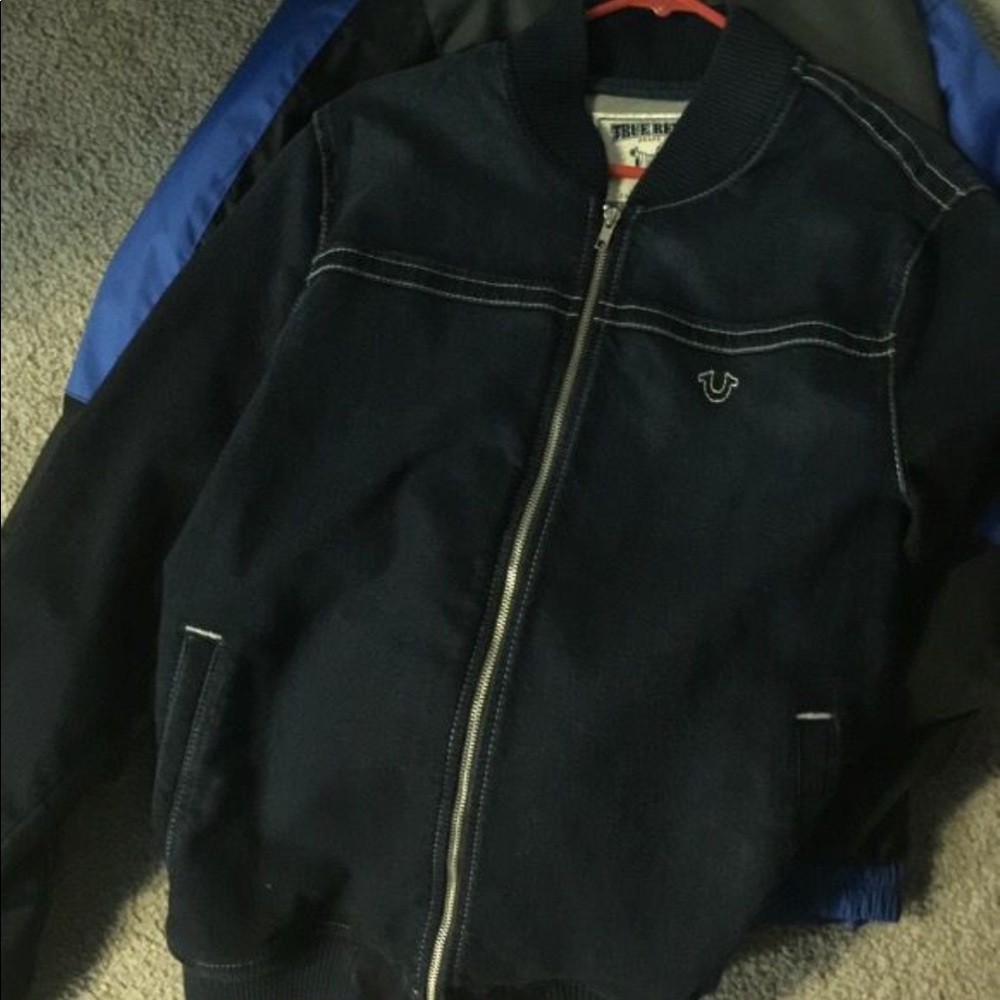 True religion bomber jacket size l