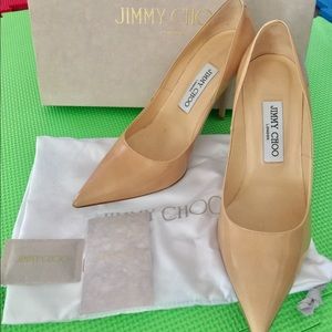 Authentic Jimmy Choo Nude Pump Size 37