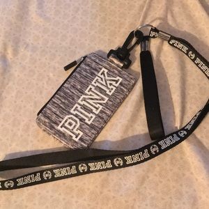 PINK Lanyard/Card Holder