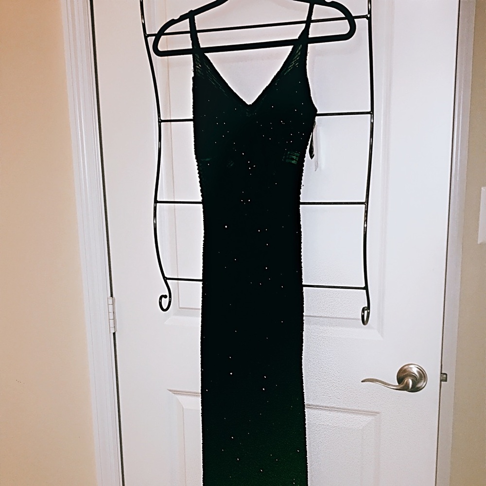 SCALA BLACK BEADED BEAUTIFUL GOWN!!