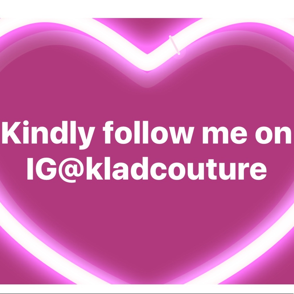 🍒Kindly follow me on IG @kladcouture🍒