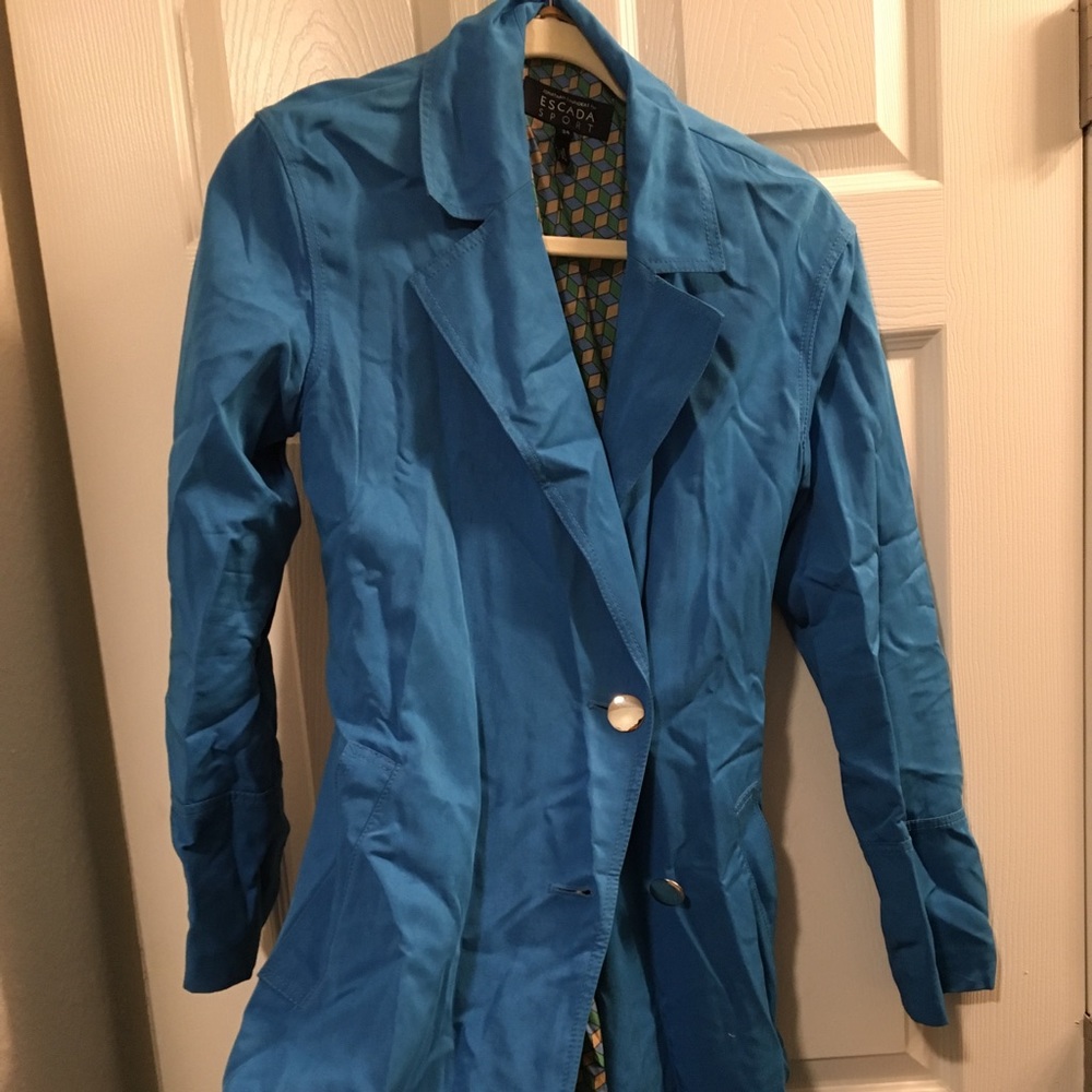 Escada Sport trench jacket (Jonathan Saunders)