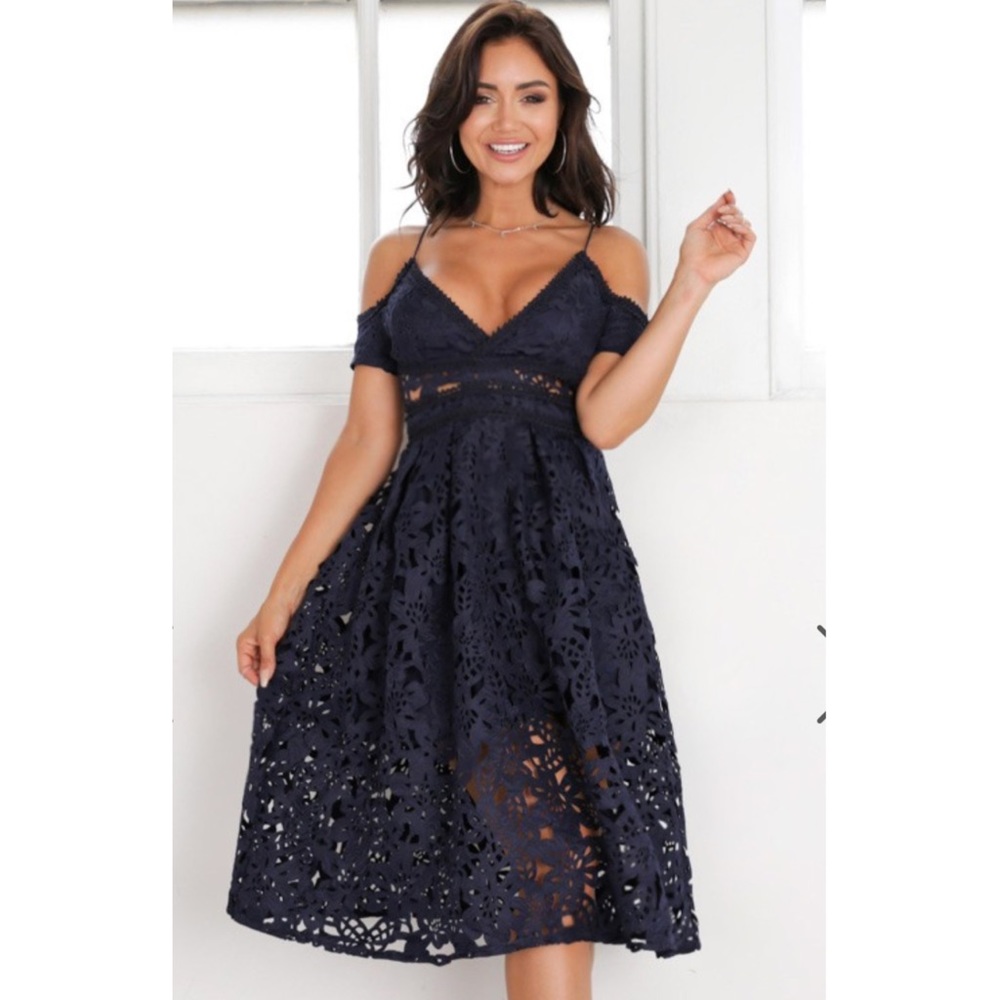 Showpo Navy Blue Dress