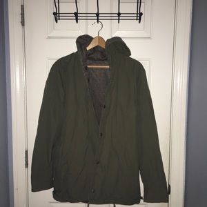 Reversible Obey Military Jacket/Wool Coat