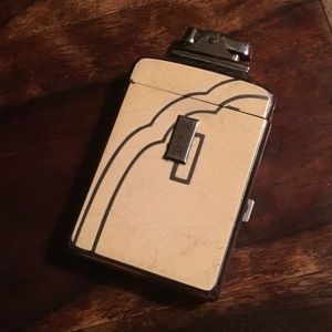 Vintage cigarette case.  Art Deco.