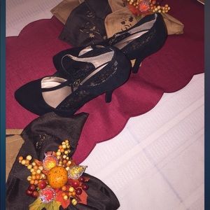 Black Suede like shoes