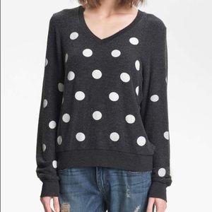 Wildfox Polka Dot Sweater