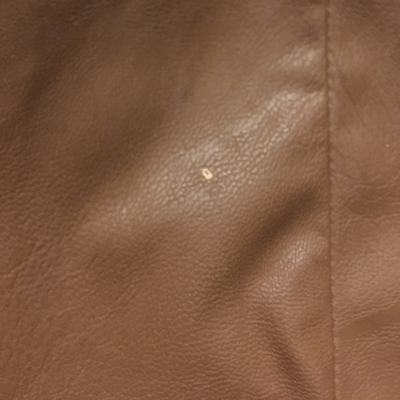 Nikki's Pleated Leather Skirt - Picture 7 of 7